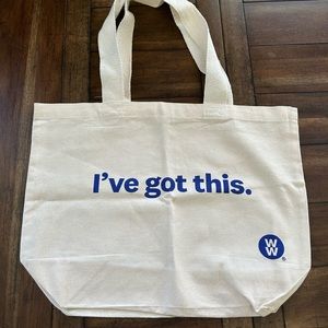 Weight Watchers canvas tote